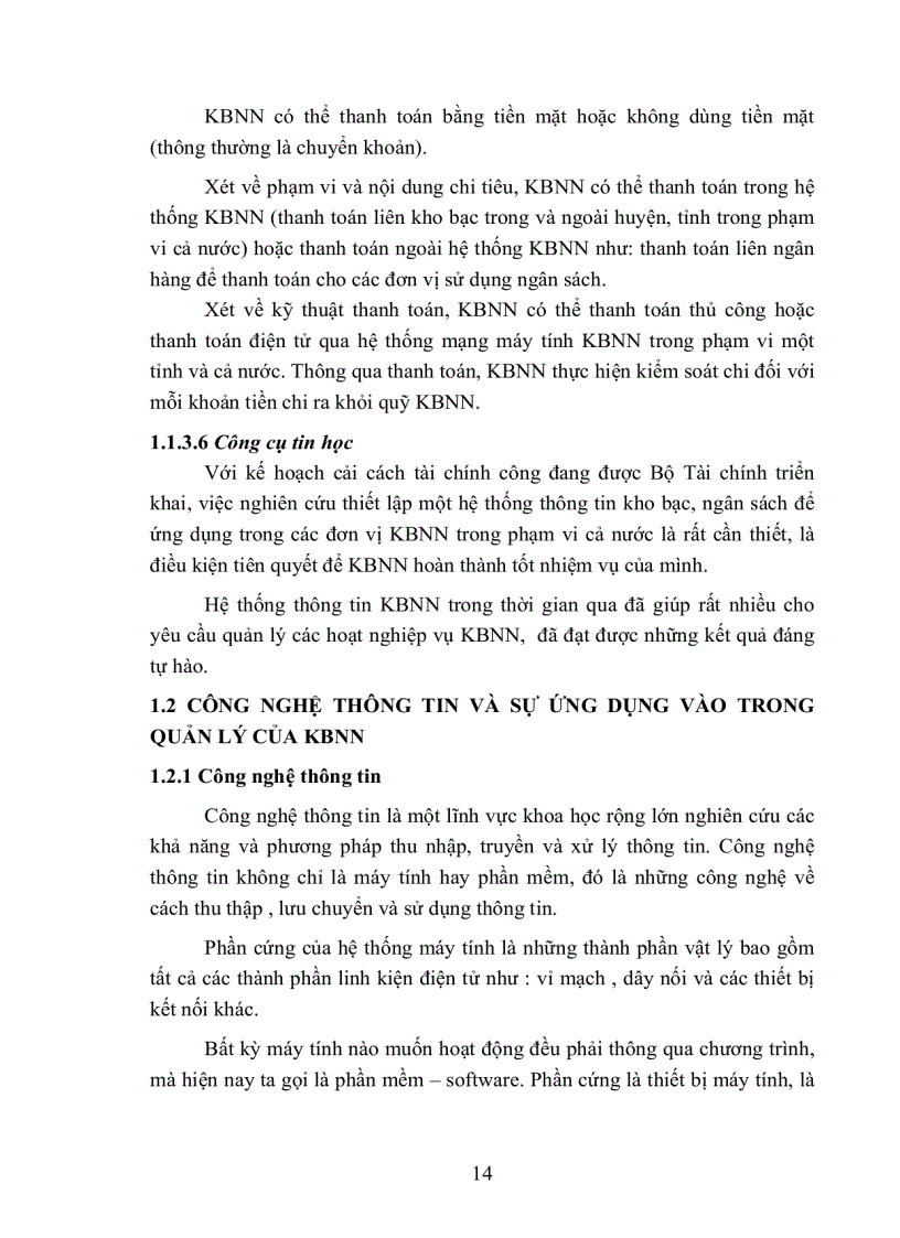 image for page Ứng dụng công nghệ tin học trong quản lý của hệ thống Kho bạc Nhà nước Việt Nam Thực trạng và giải pháp