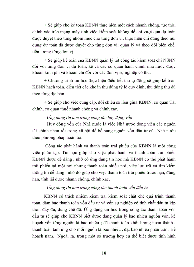 image for page Ứng dụng công nghệ tin học trong quản lý của hệ thống Kho bạc Nhà nước Việt Nam Thực trạng và giải pháp