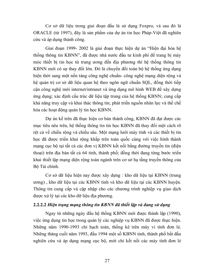 image for page Ứng dụng công nghệ tin học trong quản lý của hệ thống Kho bạc Nhà nước Việt Nam Thực trạng và giải pháp