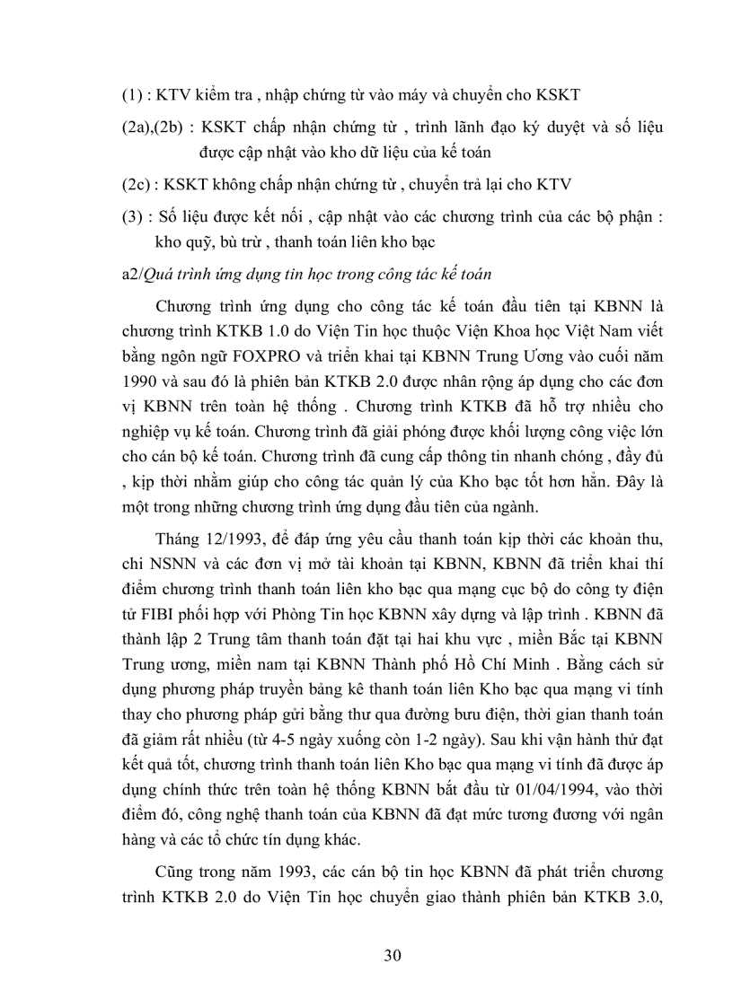 image for page Ứng dụng công nghệ tin học trong quản lý của hệ thống Kho bạc Nhà nước Việt Nam Thực trạng và giải pháp