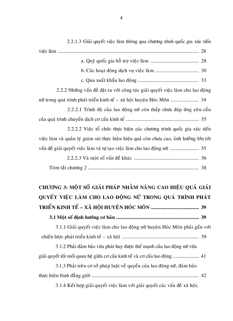 image for page Giải pháp nhằm nâng cao hiệu quả giải quyết việc làm cho lao động nữ trong quá trình phát triển kinh tế xã hội huyện hóc môn