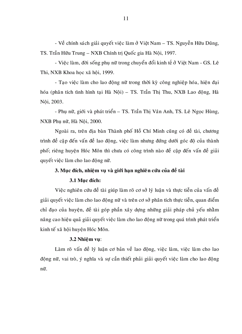 image for page Giải pháp nhằm nâng cao hiệu quả giải quyết việc làm cho lao động nữ trong quá trình phát triển kinh tế xã hội huyện hóc môn