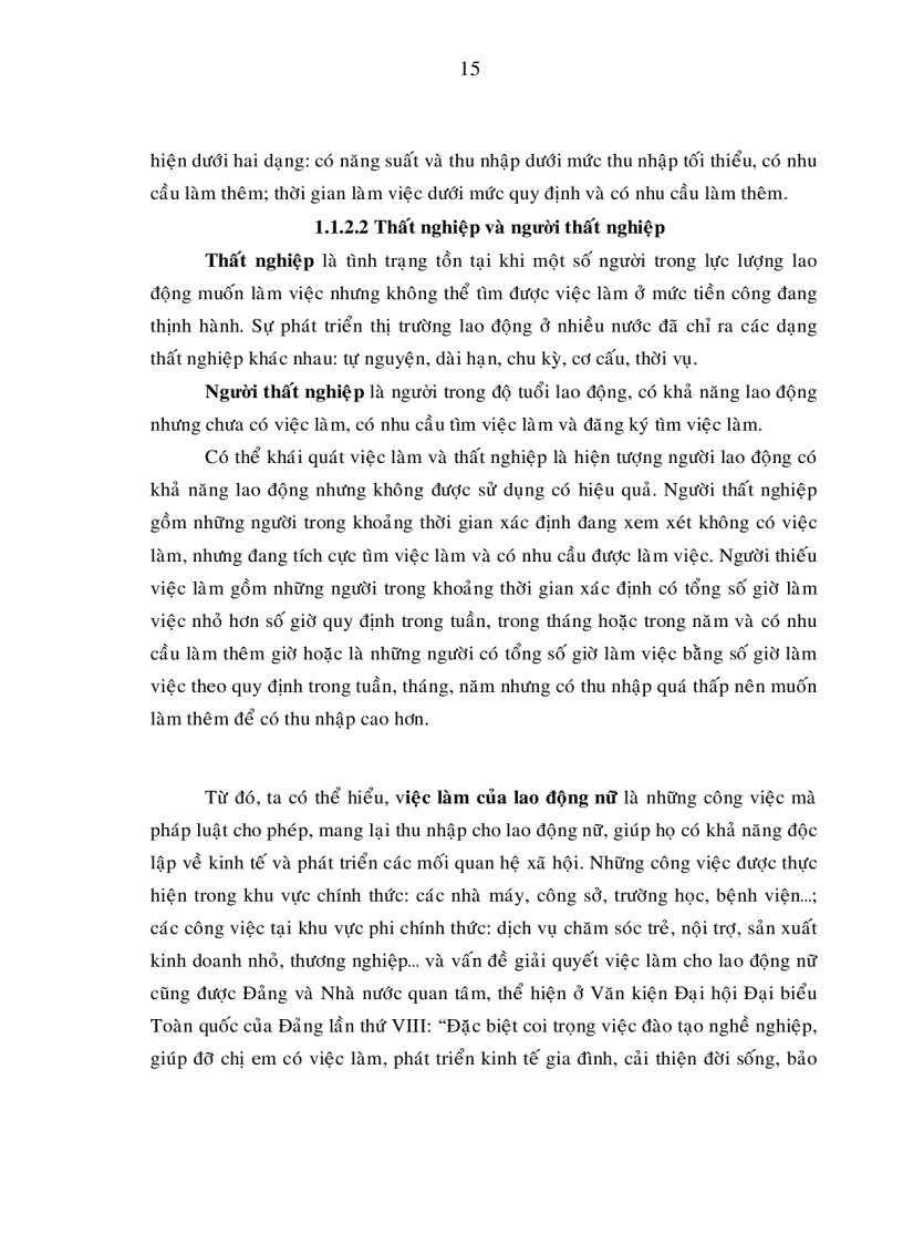 image for page Giải pháp nhằm nâng cao hiệu quả giải quyết việc làm cho lao động nữ trong quá trình phát triển kinh tế xã hội huyện hóc môn