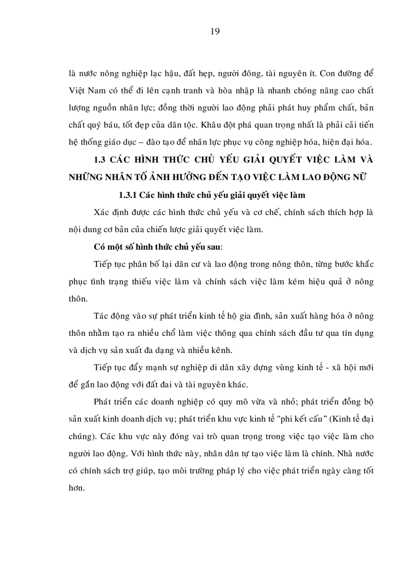 image for page Giải pháp nhằm nâng cao hiệu quả giải quyết việc làm cho lao động nữ trong quá trình phát triển kinh tế xã hội huyện hóc môn