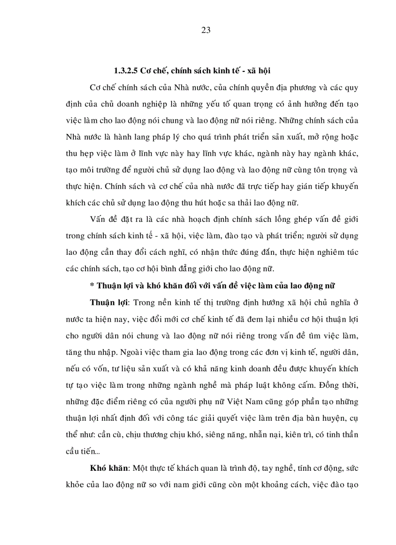image for page Giải pháp nhằm nâng cao hiệu quả giải quyết việc làm cho lao động nữ trong quá trình phát triển kinh tế xã hội huyện hóc môn