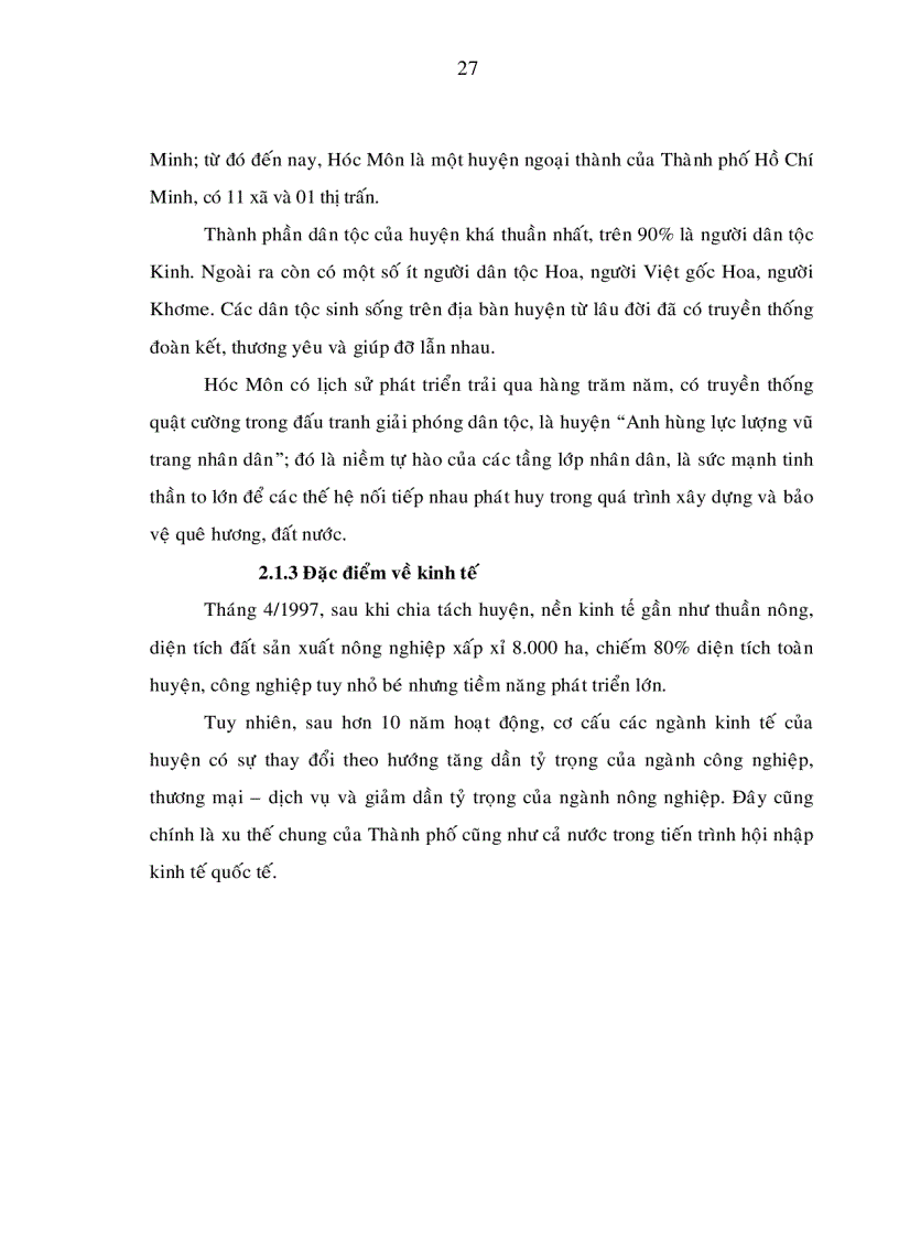 image for page Giải pháp nhằm nâng cao hiệu quả giải quyết việc làm cho lao động nữ trong quá trình phát triển kinh tế xã hội huyện hóc môn