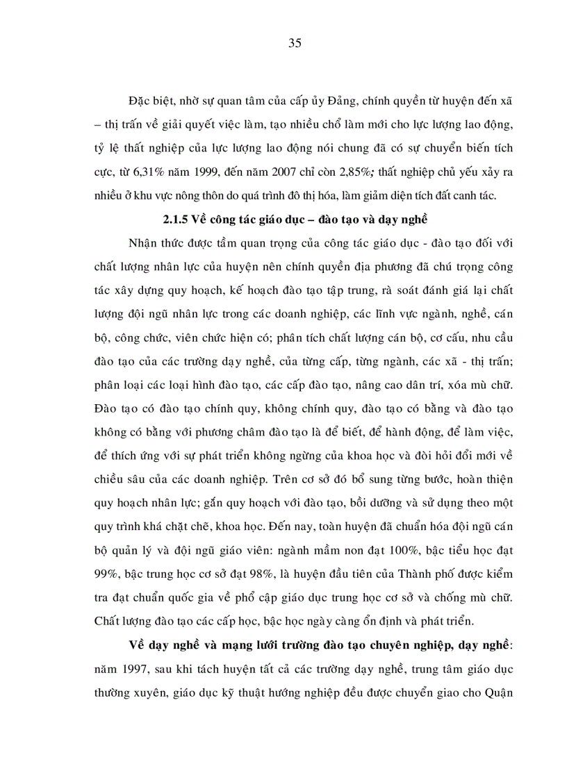 image for page Giải pháp nhằm nâng cao hiệu quả giải quyết việc làm cho lao động nữ trong quá trình phát triển kinh tế xã hội huyện hóc môn