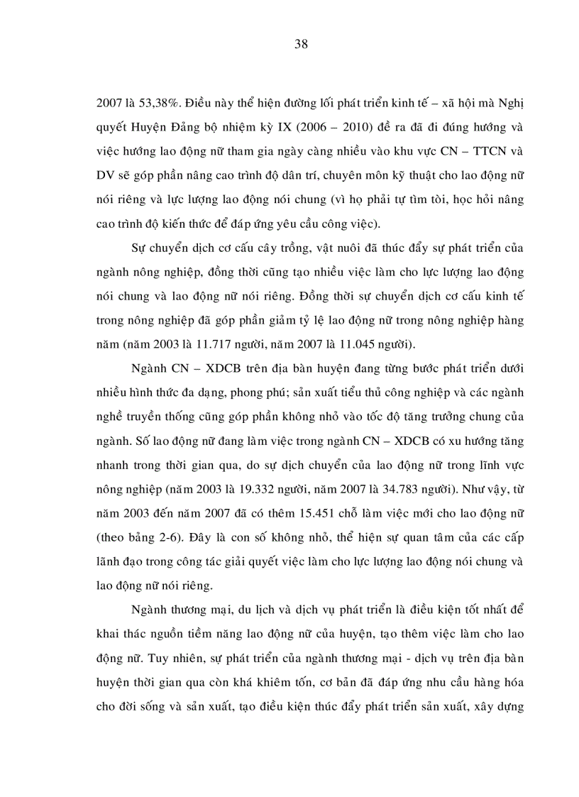 image for page Giải pháp nhằm nâng cao hiệu quả giải quyết việc làm cho lao động nữ trong quá trình phát triển kinh tế xã hội huyện hóc môn