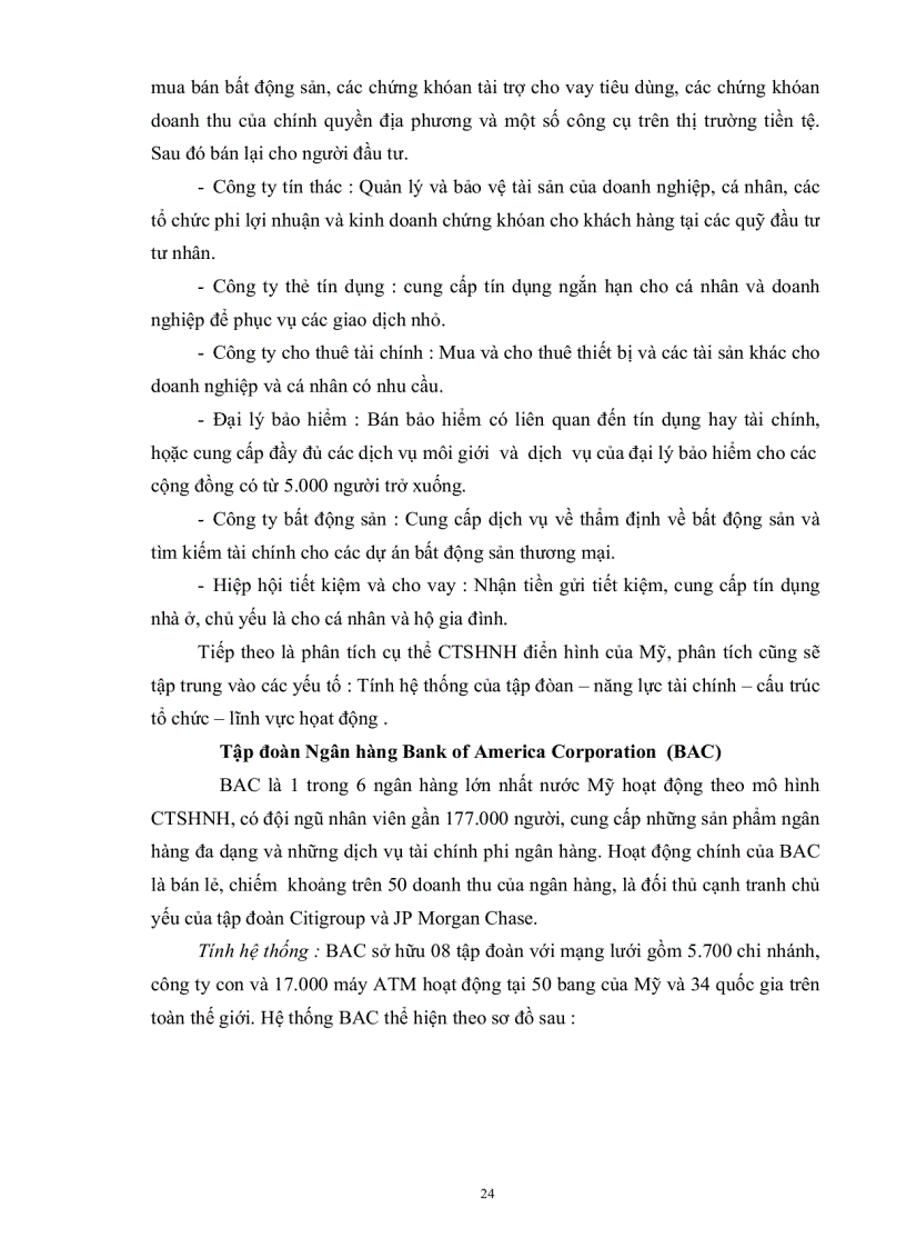 image for page Phân tích mô hình và cấu trúc của tập đoàn tài chính ngân hàng ứng dụng vào ngân hàng đầu tư và phát triển việt nam trong quá trình chuyển đổi mô hình tổ chức