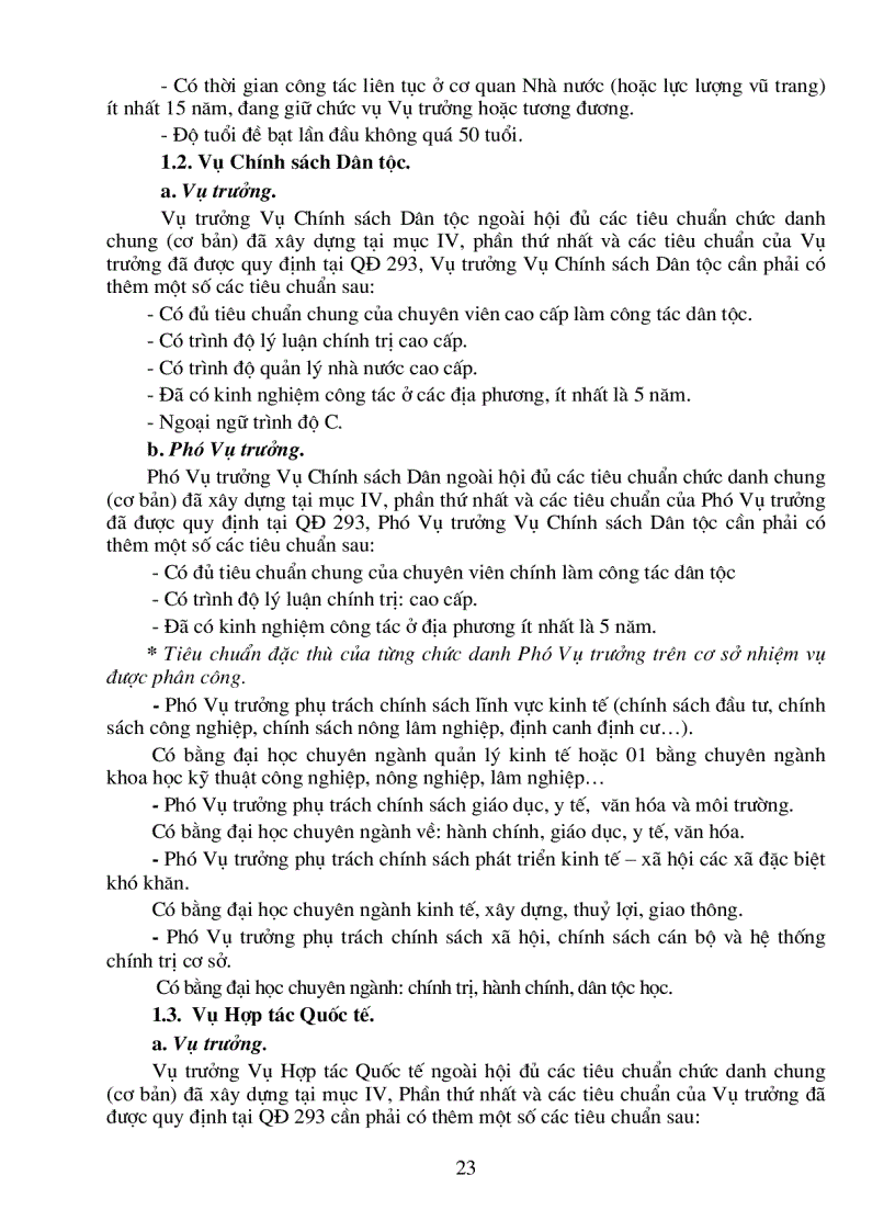 image for page Xây dựng tiêu chuẩn chức danh tiêu chuẩn nghiệp vụ các ngạch công chức thuộc các đơn vị tổ chức làm công tác dân tộc từ trung ương đến địa phương