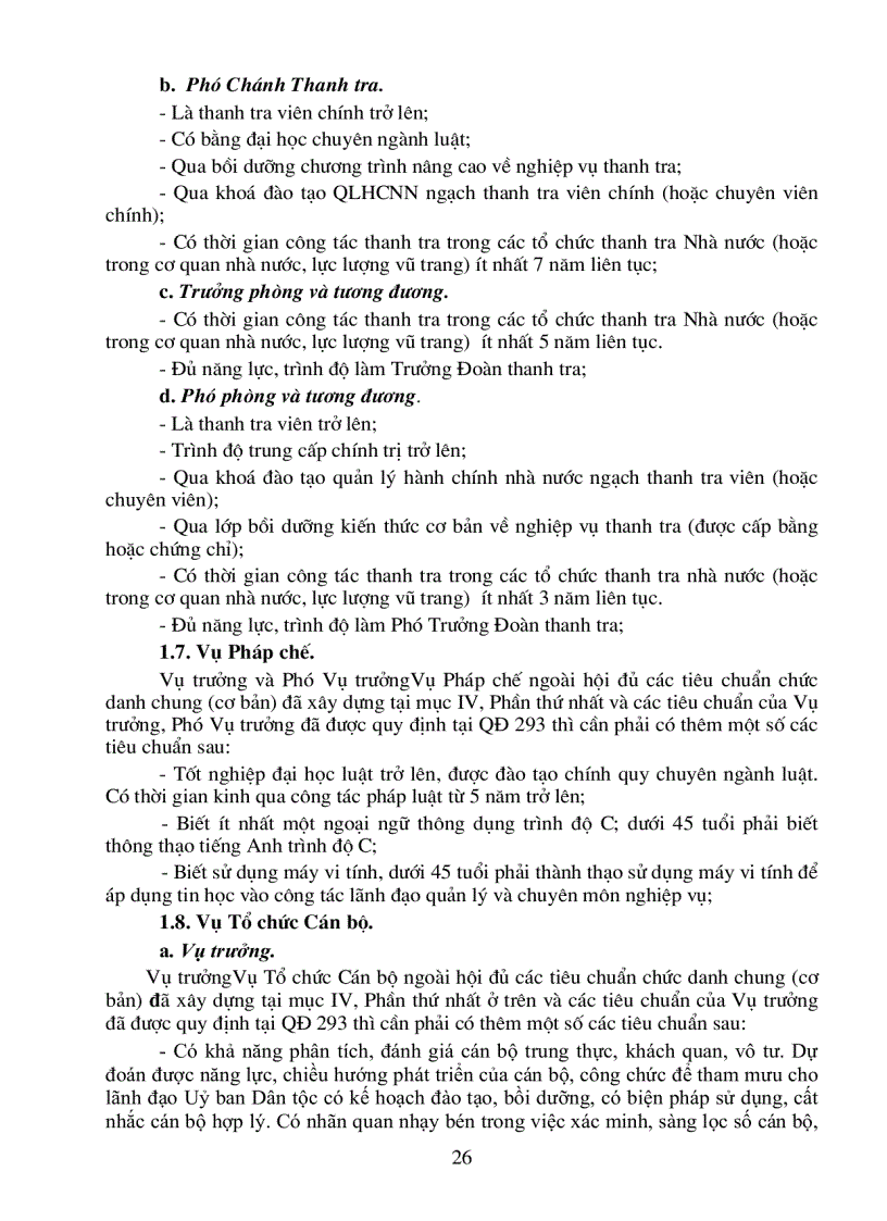 image for page Xây dựng tiêu chuẩn chức danh tiêu chuẩn nghiệp vụ các ngạch công chức thuộc các đơn vị tổ chức làm công tác dân tộc từ trung ương đến địa phương