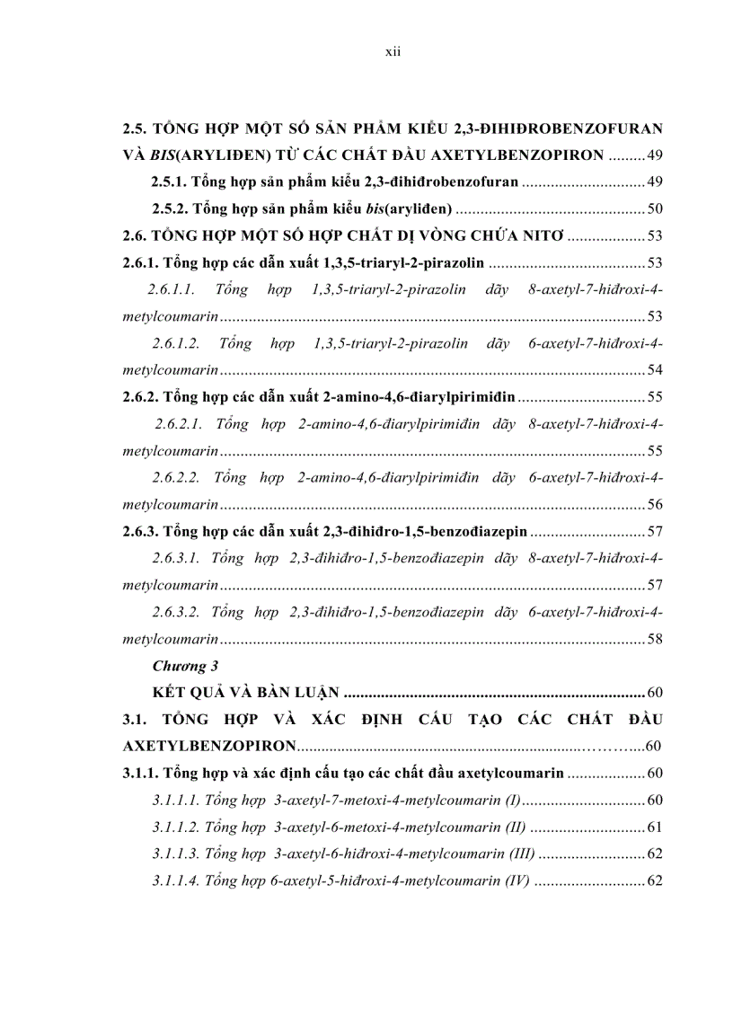 image for page Tổng hợp và chuyển hóa một số xeton α β không no chứa vòng benzopiron