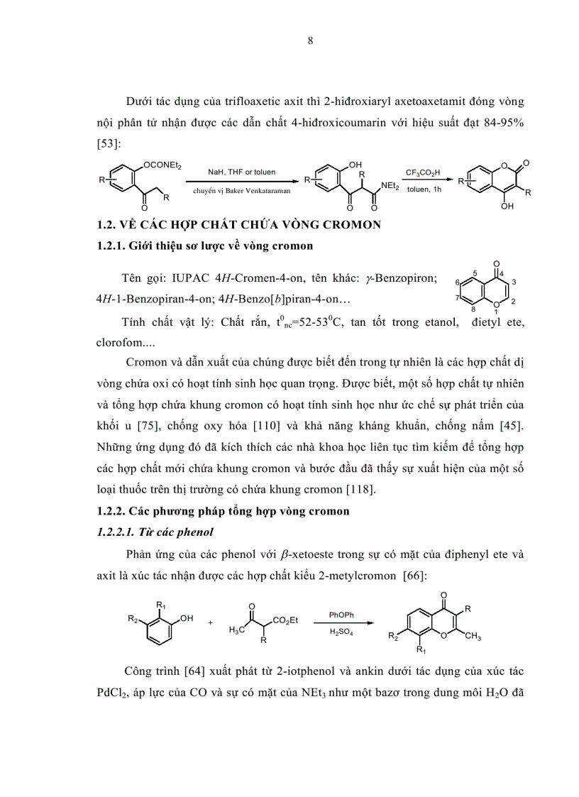 image for page Tổng hợp và chuyển hóa một số xeton α β không no chứa vòng benzopiron