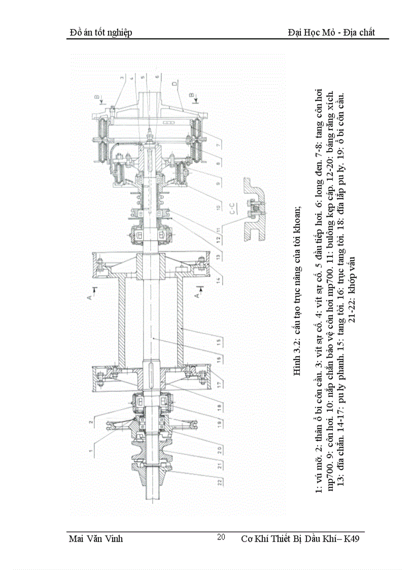 image for page Nguyên lý hoạt động cấu tạo một số dạng hỏng hóc và vận hành bộ tời khoan LBU 1200 Chuyên đề Nghiên cứu bộ hãm tời phụ