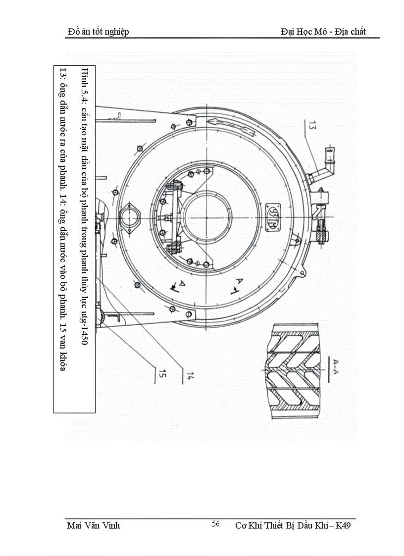 image for page Nguyên lý hoạt động cấu tạo một số dạng hỏng hóc và vận hành bộ tời khoan LBU 1200 Chuyên đề Nghiên cứu bộ hãm tời phụ