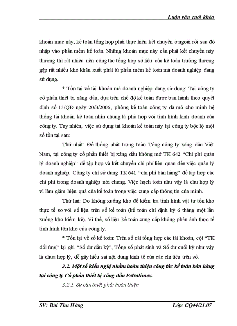 image for page Kế toán bán hàng và xác định kết quả kinh doanh tại công ty cổ phần thiết bị xăng dầu Petrolimex