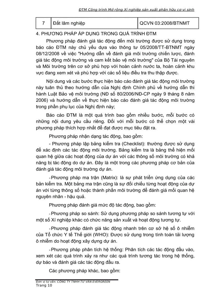 image for page Đánh giá tác động môi trường của Công trình Mở rộng Xí nghiệp sản xuất phân hữu cơ vi sinh với công suất 8 000 tấn năm nằm trên địa bàn xã La Chim TP Kon Tum Tỉnh Kon Tum