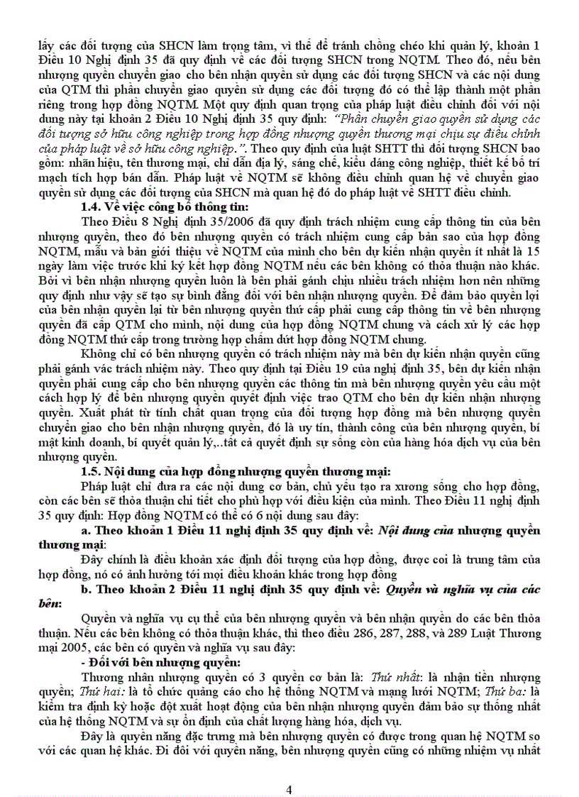 image for page Tìm hiểu một số quy định của pháp luật về nhượng quyền thương mại Đh Luật Hà Nội