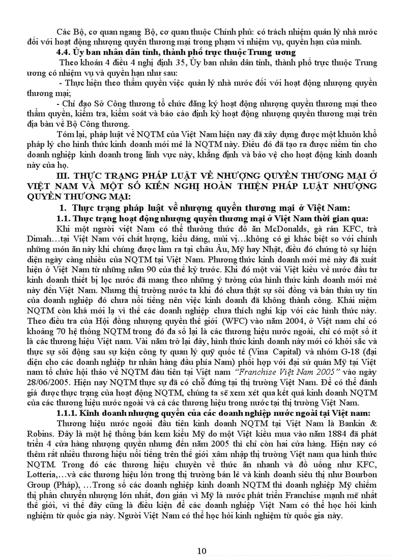 image for page Tìm hiểu một số quy định của pháp luật về nhượng quyền thương mại Đh Luật Hà Nội
