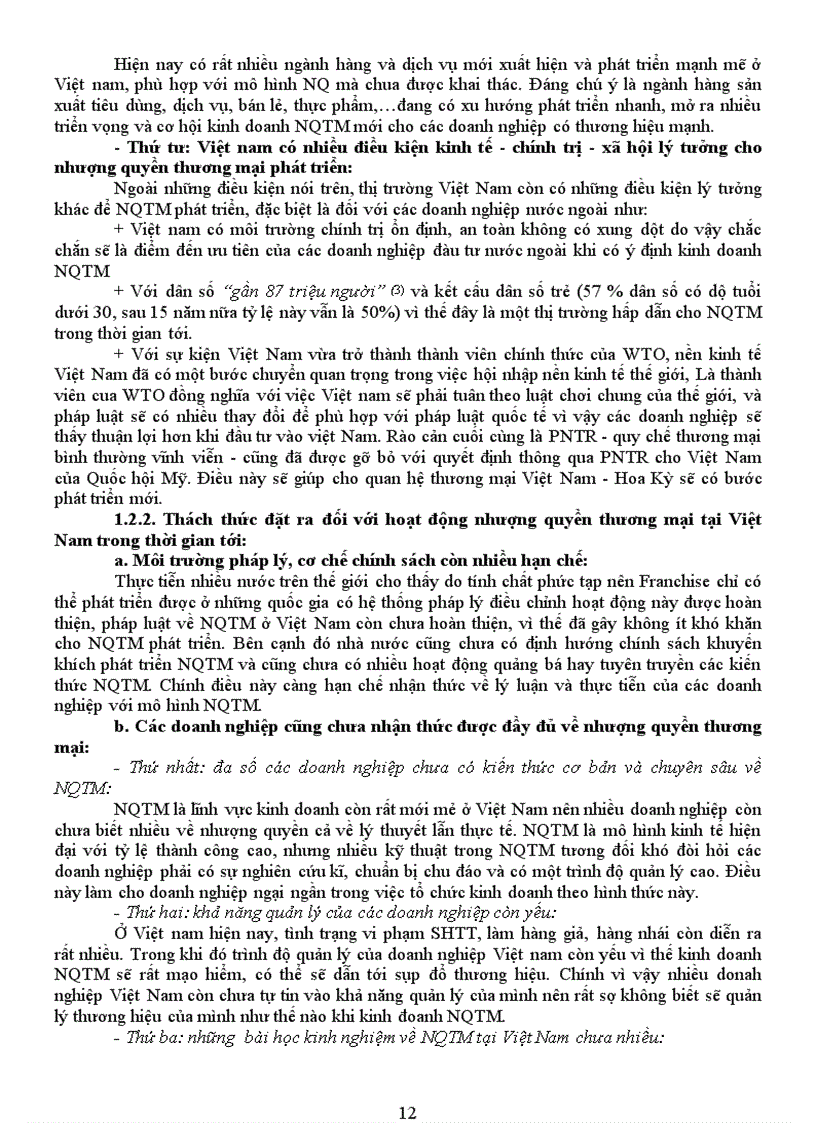 image for page Tìm hiểu một số quy định của pháp luật về nhượng quyền thương mại Đh Luật Hà Nội