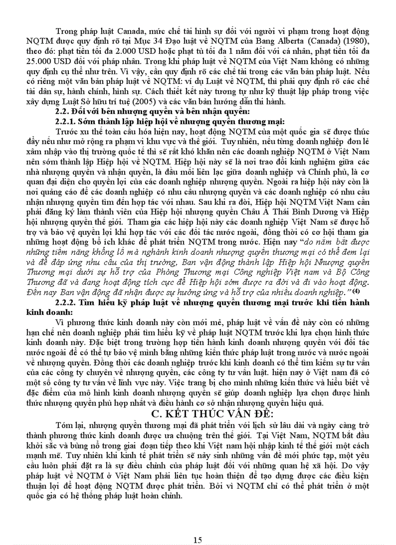 image for page Tìm hiểu một số quy định của pháp luật về nhượng quyền thương mại Đh Luật Hà Nội