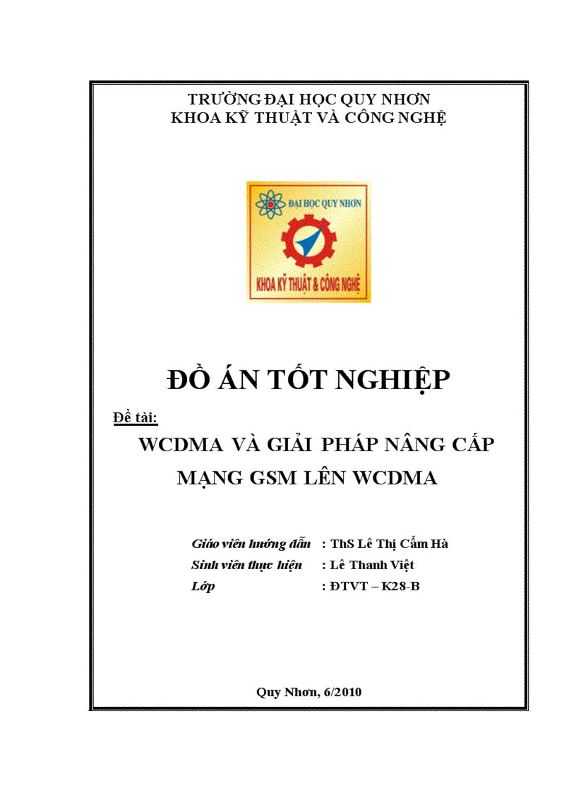 image for page WCDMA và giải pháp nâng cấp mạng GSM lên WCDMA