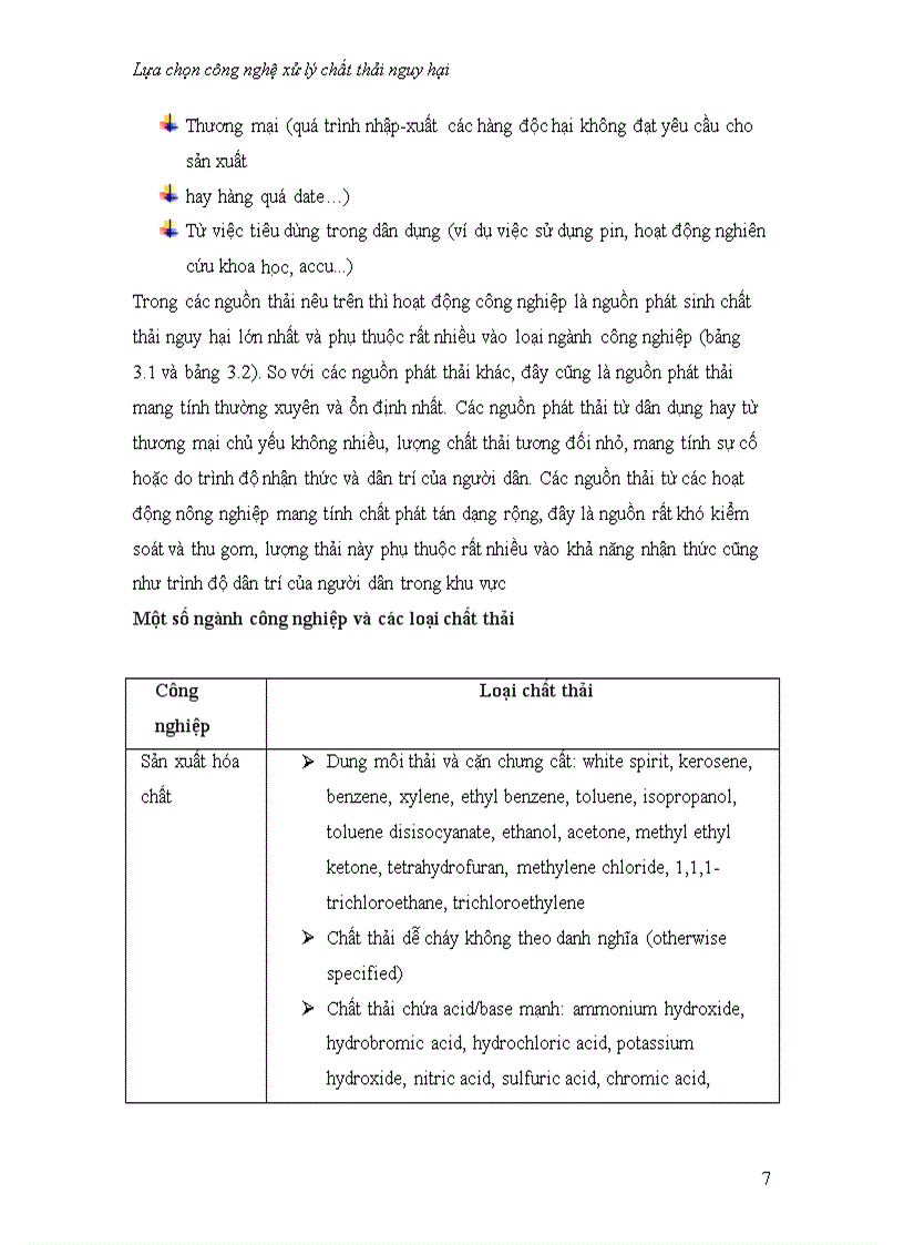 image for page Nghiên cứu lựa chọn công nghệ xử lý chất thải nguy hại