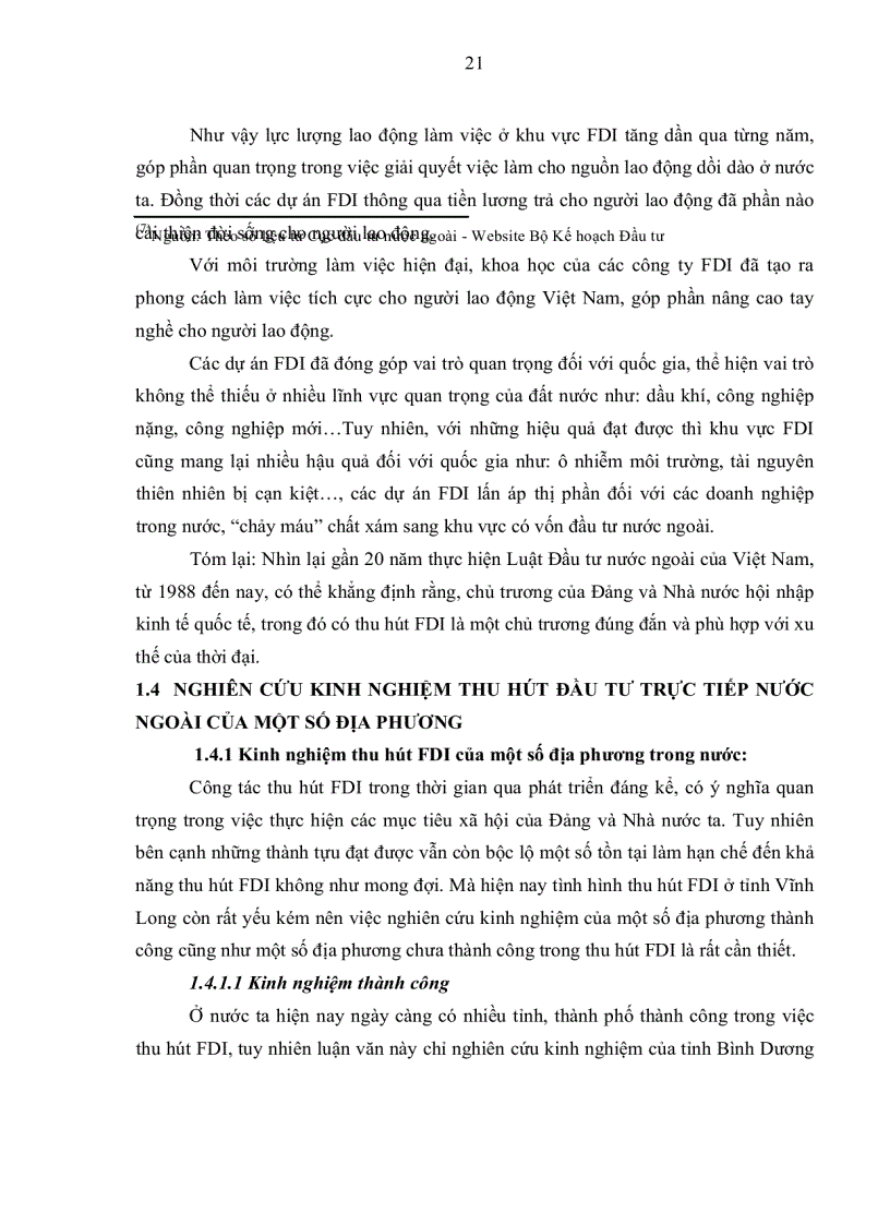 image for page Giải pháp đẩy mạnh thu hút đầu tư trực tiếp nước ngoài để phát triển kinh tế xã hội tỉnh Vĩnh Long giai đoạn 2006 2010