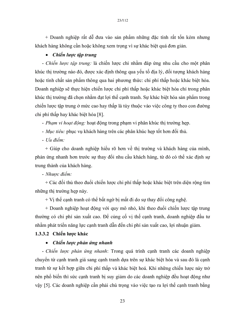 image for page Một số giải pháp nâng cao năng lực cạnh tranh của công ty cổ phần dệt may Thành Công đến năm 2015