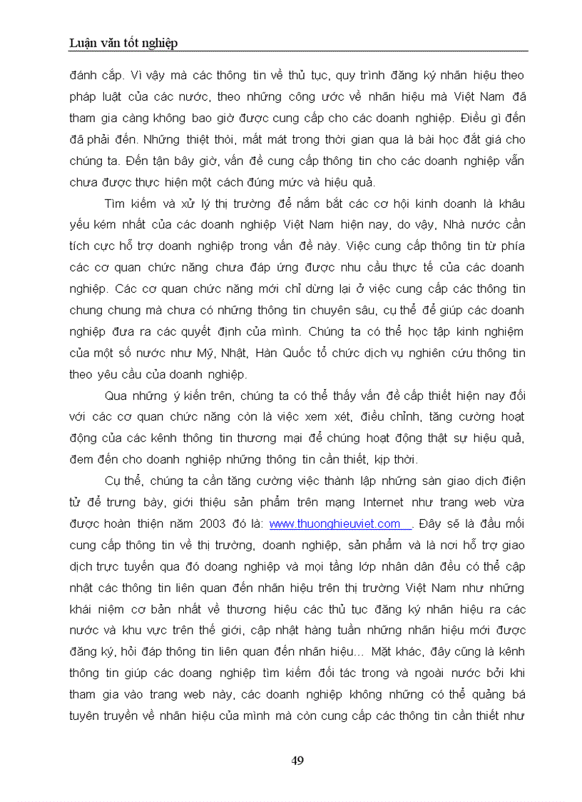 image for page Thực trạng và giải pháp để phát triển thương hiệu cho Công ty Cổ phần thương mại Khánh Trang