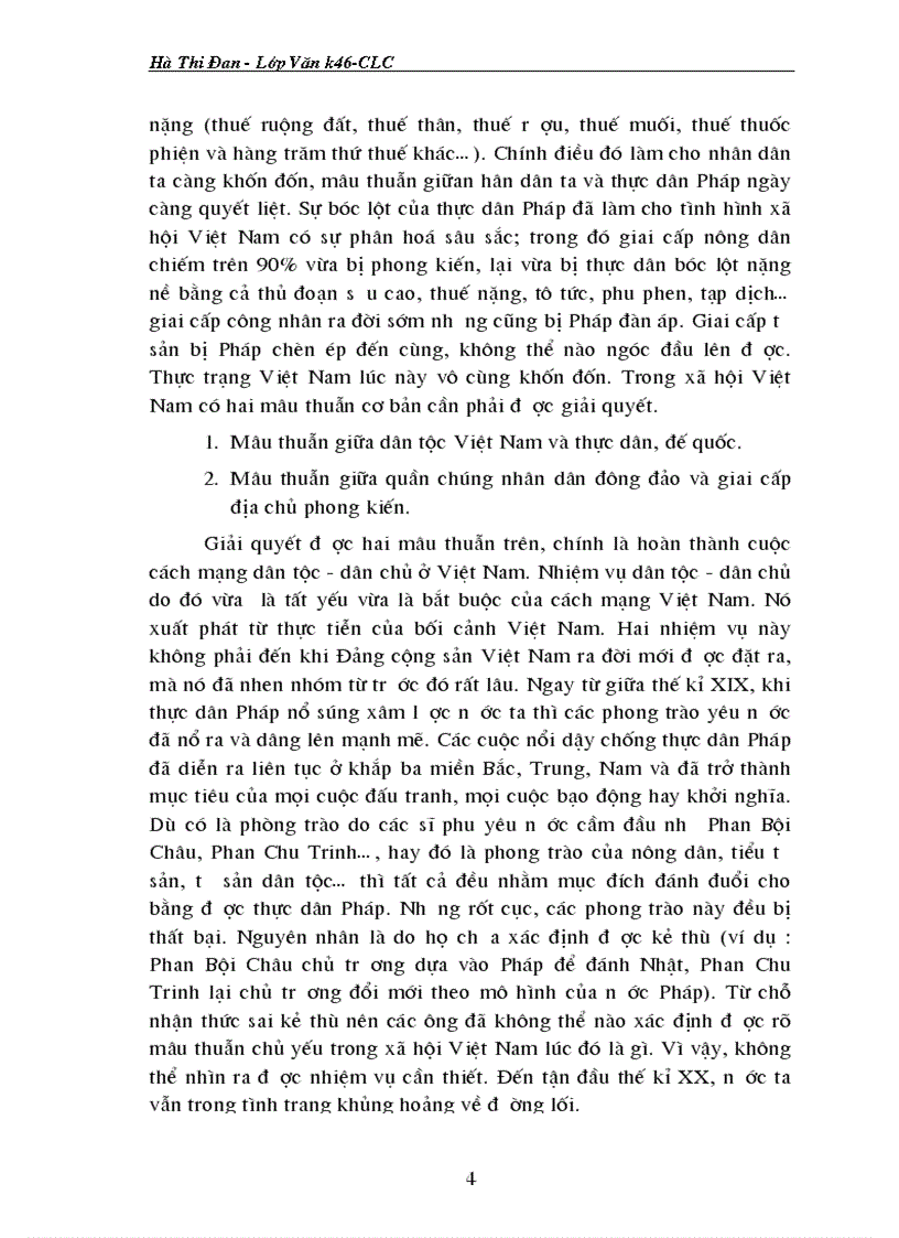 image for page Giải quyết vấn đề dân tộc dân chủ trong các cương lĩnh cách mạng của đảng ta