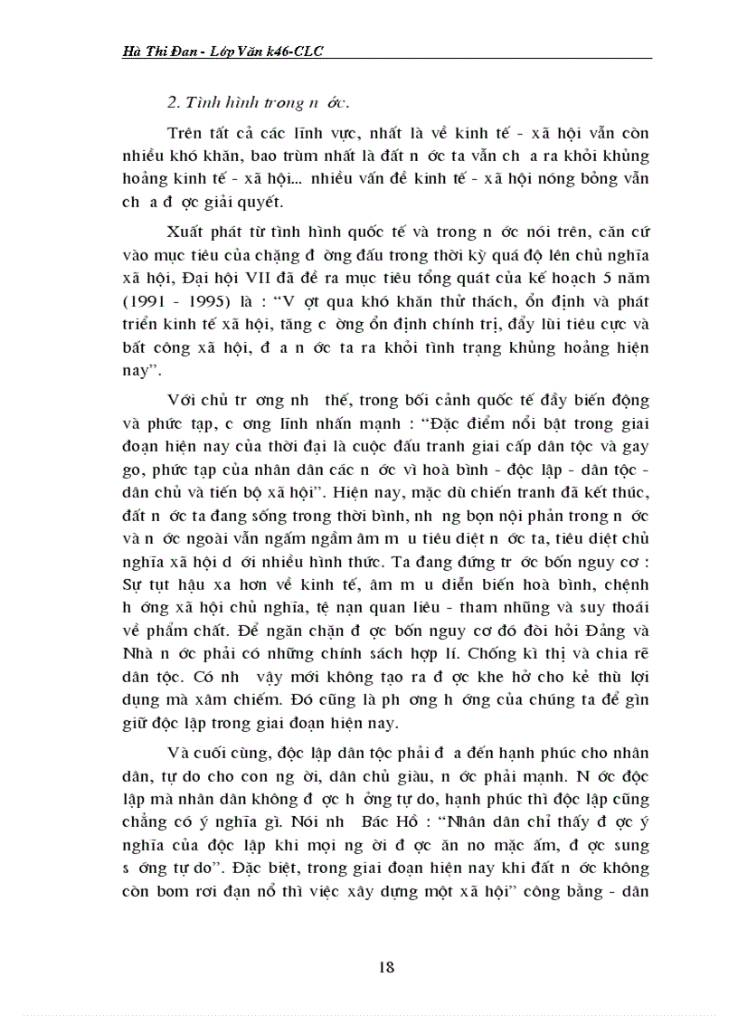 image for page Giải quyết vấn đề dân tộc dân chủ trong các cương lĩnh cách mạng của đảng ta