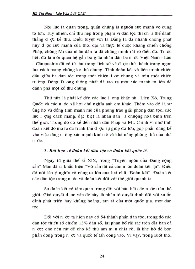 image for page Giải quyết vấn đề dân tộc dân chủ trong các cương lĩnh cách mạng của đảng ta