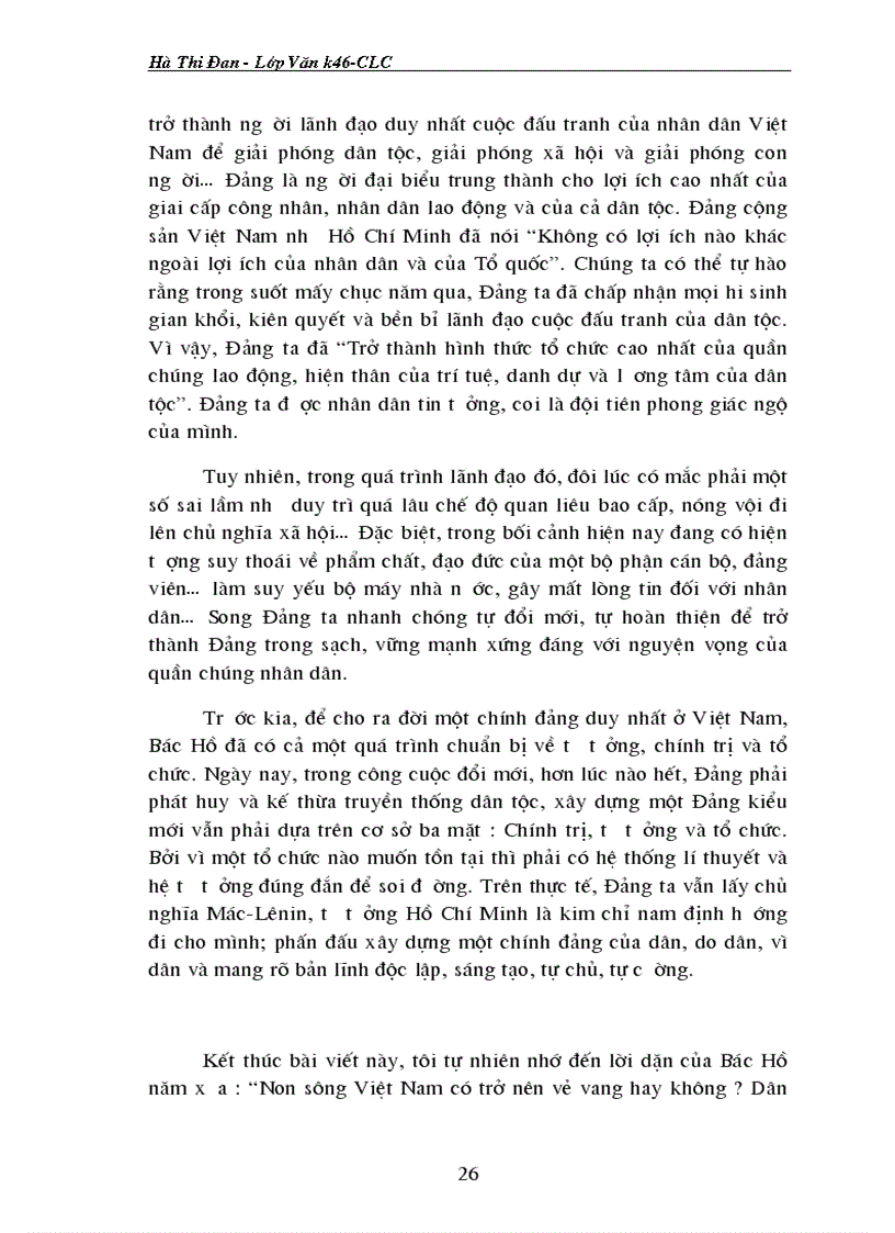 image for page Giải quyết vấn đề dân tộc dân chủ trong các cương lĩnh cách mạng của đảng ta