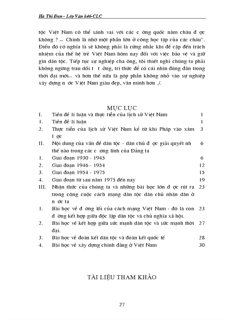 image for page Giải quyết vấn đề dân tộc dân chủ trong các cương lĩnh cách mạng của đảng ta