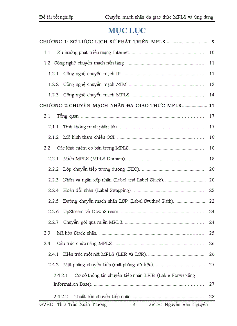 image for page Chuyển mạch nhãn đa giao thức MPLS và ứng dụng