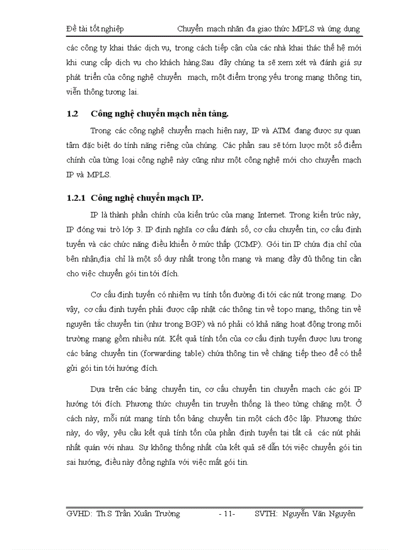 image for page Chuyển mạch nhãn đa giao thức MPLS và ứng dụng