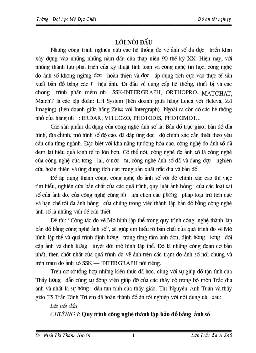 image for page Công tác đo vẽ Mô hình lập thể trong quy trình công nghệ thành lập bản đồ bằng công nghệ ảnh số