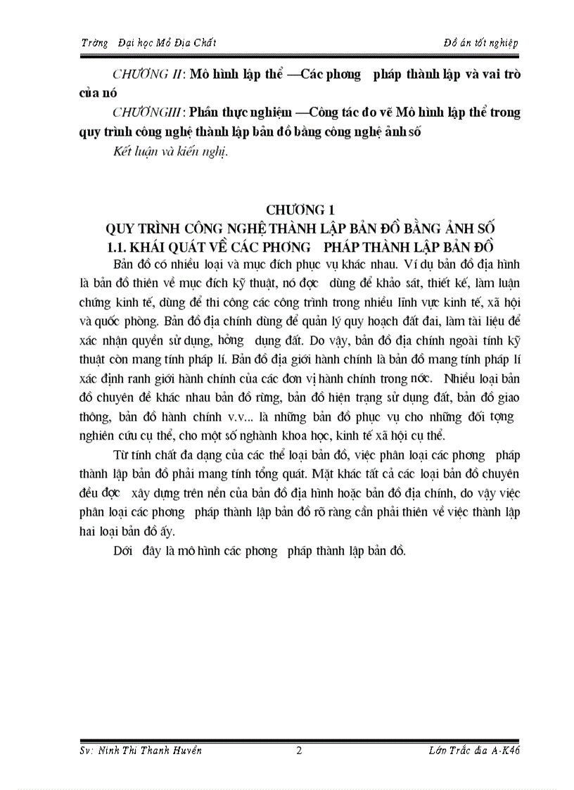 image for page Công tác đo vẽ Mô hình lập thể trong quy trình công nghệ thành lập bản đồ bằng công nghệ ảnh số