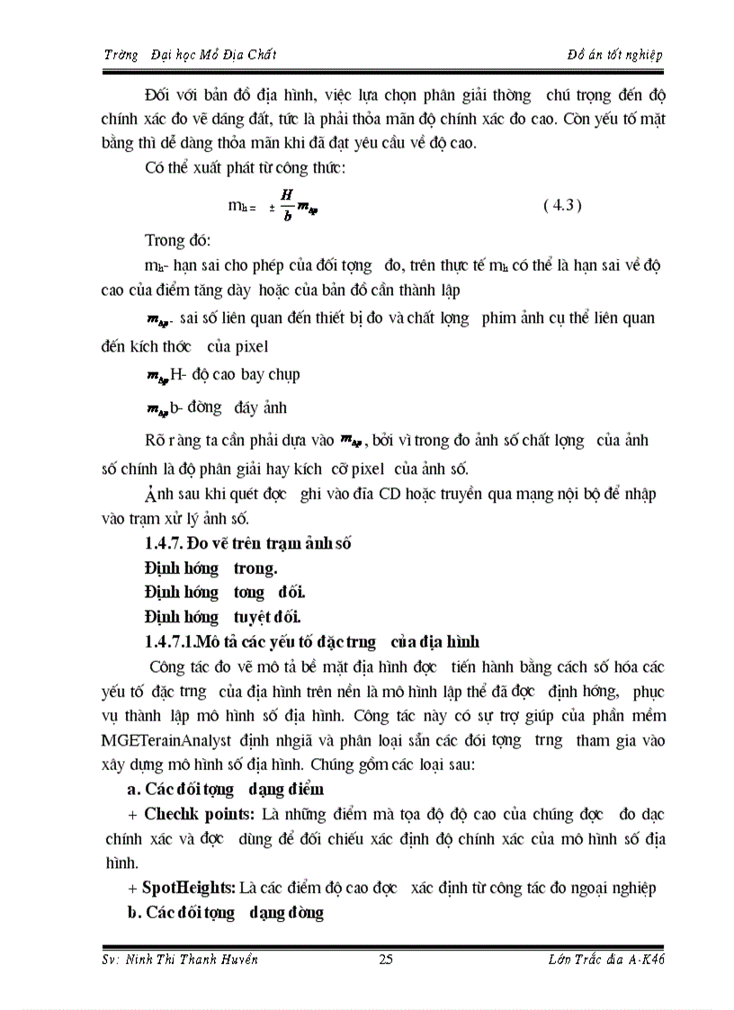 image for page Công tác đo vẽ Mô hình lập thể trong quy trình công nghệ thành lập bản đồ bằng công nghệ ảnh số