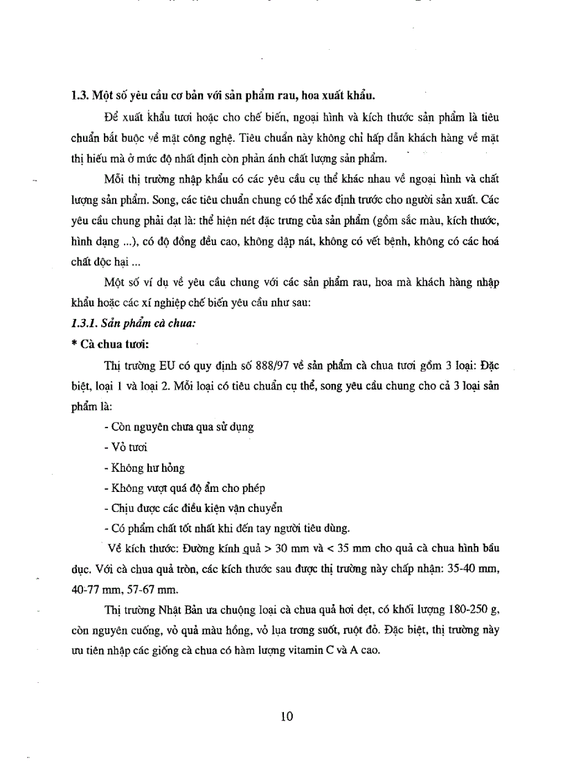 image for page Ứng dụng nghiên cứu các giải pháp khoa học công nghệ và thị trường để phục vụ chương trình xuất khẩu rau và hoa