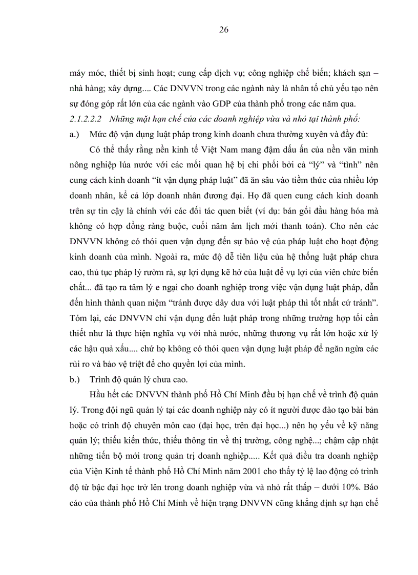 image for page Những tác động đến doanh nghiệp vừa và nhỏ trên địa bàn thành phố Hồ Chí Minh trong 5 năm đầu tiên sau khi Việt Nam gia nhập WTO