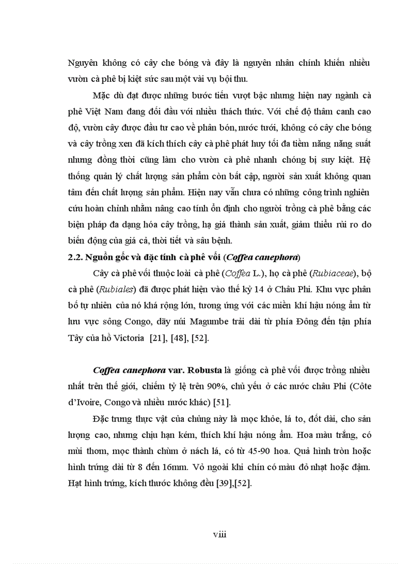 image for page Luận văn thạc sỹ Nghiên cứu ảnh hưởng của một số công thức bón phân đến sinh trưởng phát triển và năng suất cà phê vối trong điều kiện có che bóng và không che bóng tại DakLak