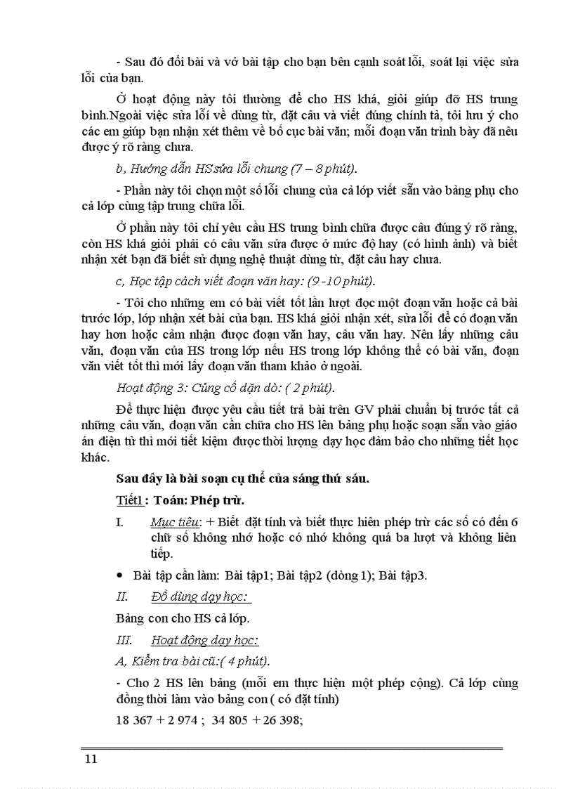 image for page Thực trạng và giải pháp chủ động linh hoạt trong giảng dạy nội dung chương trình lớp 4 nhằm giảm bớt áp lực cho học sinh và nâng cao chất lượng dạy học