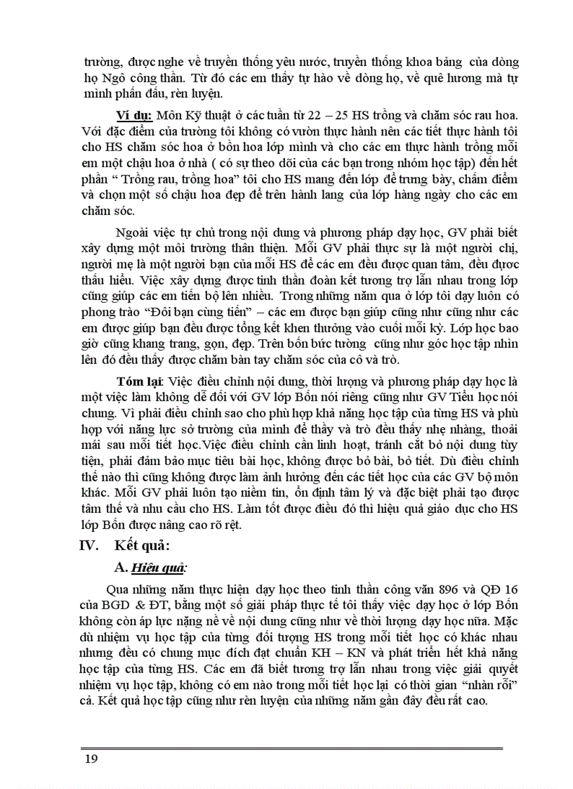 image for page Thực trạng và giải pháp chủ động linh hoạt trong giảng dạy nội dung chương trình lớp 4 nhằm giảm bớt áp lực cho học sinh và nâng cao chất lượng dạy học