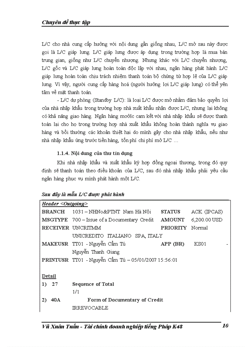 image for page Giải pháp mở rộng hoạt động thanh toán quốc tế theo phương thức tín dụng chứng tù tại NHNN PTNT chi nhánh Nam Hà Nội