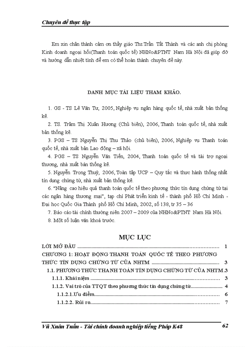 image for page Giải pháp mở rộng hoạt động thanh toán quốc tế theo phương thức tín dụng chứng tù tại NHNN PTNT chi nhánh Nam Hà Nội