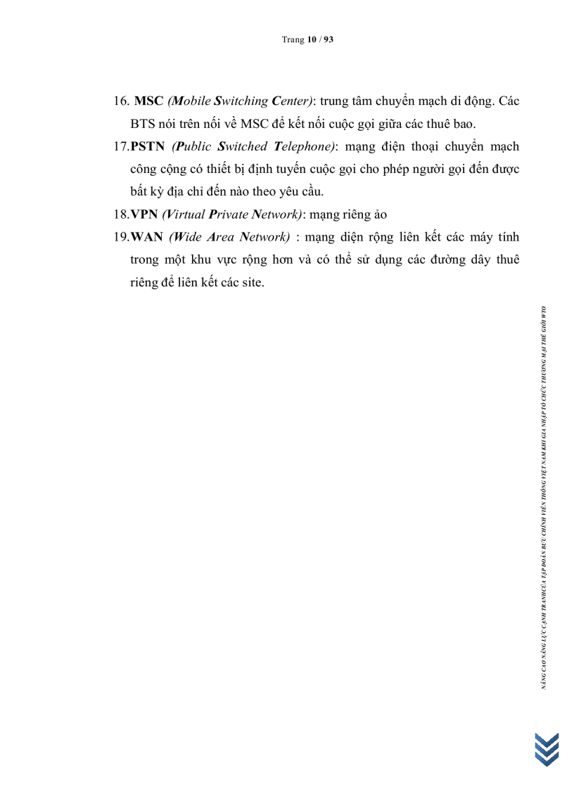 image for page Nâng cao năng lực cạnh tranh của Tập đoàn Bưu Chính Viễn Thông Việt Nam VNPT khi gia nhập WTO