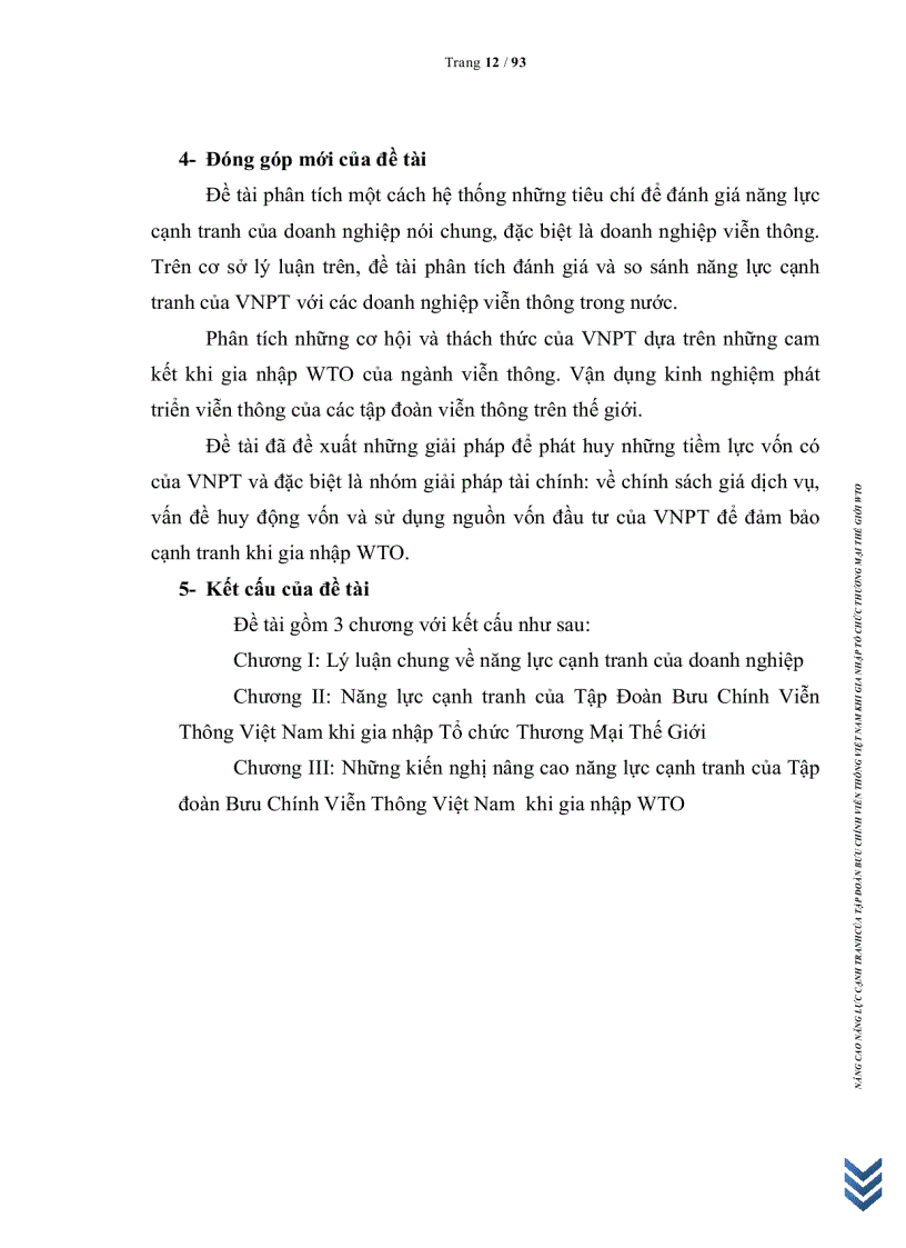image for page Nâng cao năng lực cạnh tranh của Tập đoàn Bưu Chính Viễn Thông Việt Nam VNPT khi gia nhập WTO