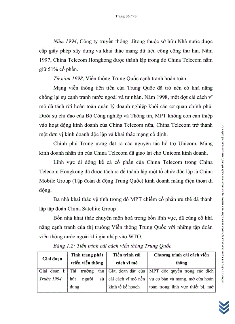 image for page Nâng cao năng lực cạnh tranh của Tập đoàn Bưu Chính Viễn Thông Việt Nam VNPT khi gia nhập WTO